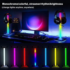 RGB Headset Stand Color-Changing Gaming Headset Display Stand