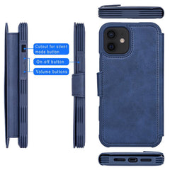 iPhone 12 Magnetic Flip Case & Card Holder