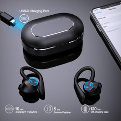 Noise-Cancelling Wireless Bluetooth Headset In-Ear Sports Gaming Headset