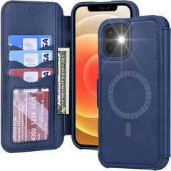 iPhone 12 Magnetic Flip Case & Card Holder