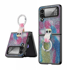 Bling Glitter Ring Phone Case for Galaxy Z Flip4