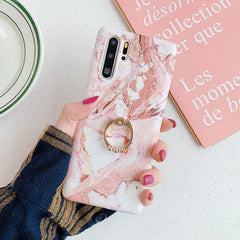 Marble Phone Case Stand For Huawei Mate 20 Lite - Mobile Gadget HQ