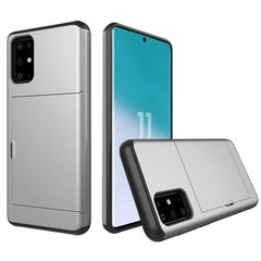 Armor Phone Case with Card Slot for Samsung S20 Mobile Phone Case