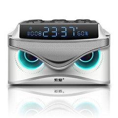 Bluetooth Speaker Owl Design Bluetooth Speaker w/LED Lights Alarm Clock - Mobile Gadget HQ