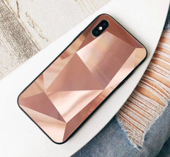 Colorful 3D diamond mirror phone case anti-fall couple mobile phone sets - Mobile Gadget HQ