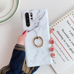 Marble Phone Case Stand For Huawei Mate 20 Lite - Mobile Gadget HQ