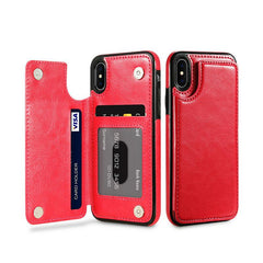 Leather Wallet Case with Card Holder for IPhone 12