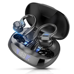 Wireless earbuds with ear hooks