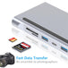 USB C HUB Docking Station 11 in 1 Type-C HDMI VGA Mobile Laptop Expansion Docking Station - Mobile Gadget HQ