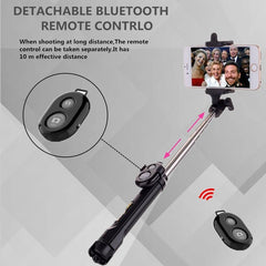 Mini Selfie Stick Foldable Tripod with Universal Romote - Mobile Gadget HQ