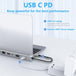 USB C HUB Docking Station 11 in 1 Type-C HDMI VGA Mobile Laptop Expansion Docking Station - Mobile Gadget HQ
