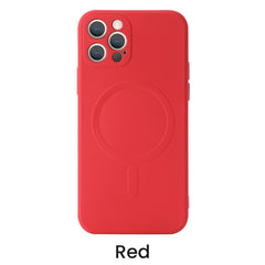Magsafe Wireless Charging Phone Case For iPhone Liquid Silicone Magnetic Case - Mobile Gadget HQ