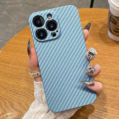 Stylish Carbon Fiber Shockproof Phone Case for iPhone