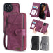 iPhone Wallet Leather Case Multi Function Card Case with Strap - Mobile Gadget HQ