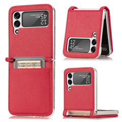 Wallet Phone Case with Card Slots for Samsung Galaxy Z Flip 3 5G