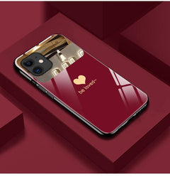 Luxury Elegant Glass iPhone 13 Case with Mirror