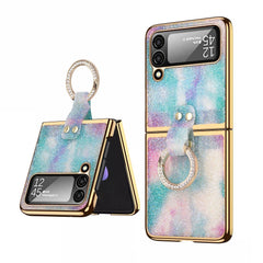 Bling Glitter Ring Phone Case for Galaxy Z Flip4