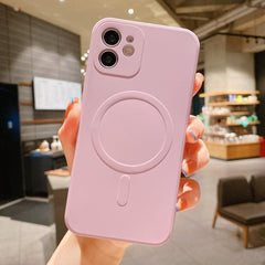 Magsafe Wireless Charging Phone Case For iPhone Liquid Silicone Magnetic Case - Mobile Gadget HQ