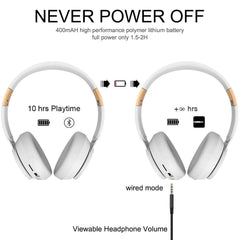 Bluetooth Headphones Over Ear Wireless Headsets with Mic - Mobile Gadget HQ