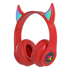 Kids Wireless Headphone Luminous Foldable Bluetooth Earphones