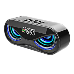 Owl Design Bluetooth Speaker w/LED Lights Alarm Clock - Mobile Gadget HQ