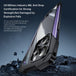 iPhone 15 Armor Case Transparent Metal Case - Mobile Gadget HQ