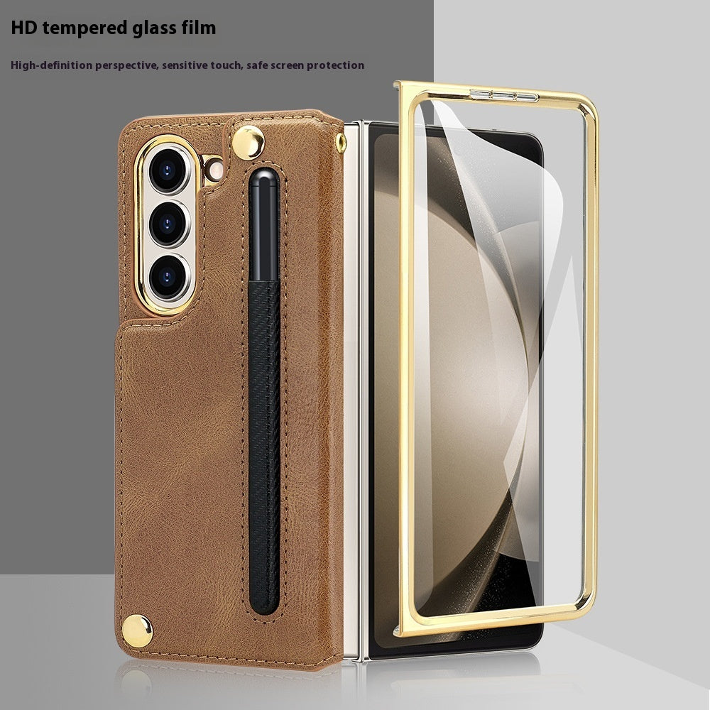 Z fold glass case