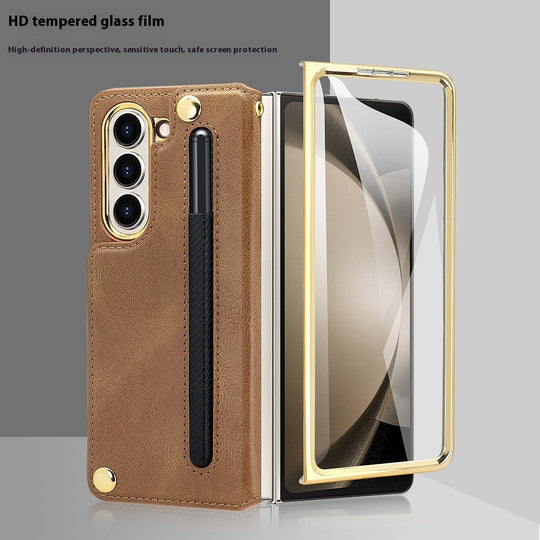 Z fold glass case