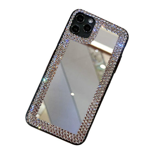 Women's Fashion Rhinestone-encrusted Silicone Drop-resistant Phone Case - Mobile Gadget HQ