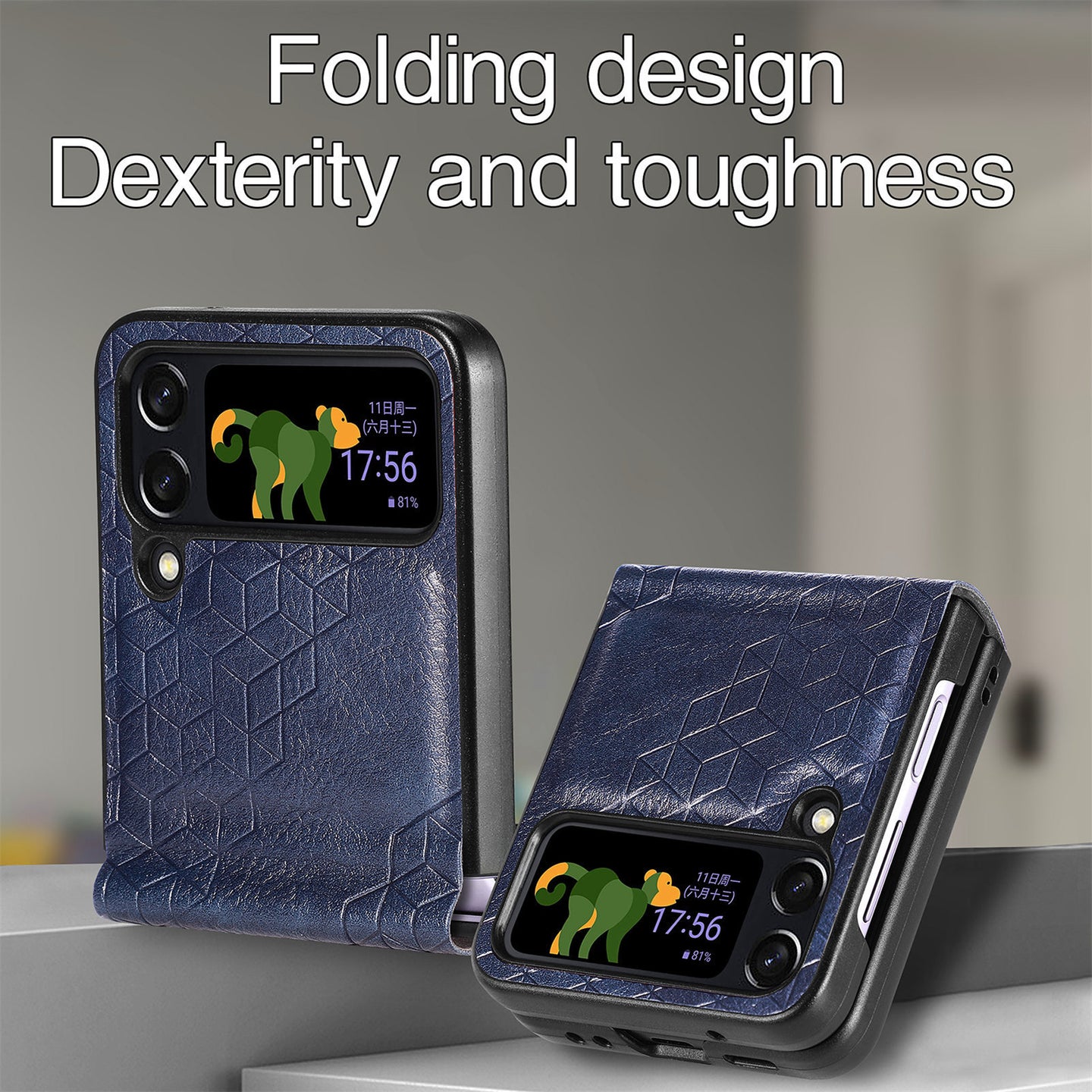 faux leather case for samsung galaxy z flip 4