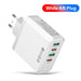 Four Port Mobile Phone Charger Fast Charging - Mobile Gadget HQ