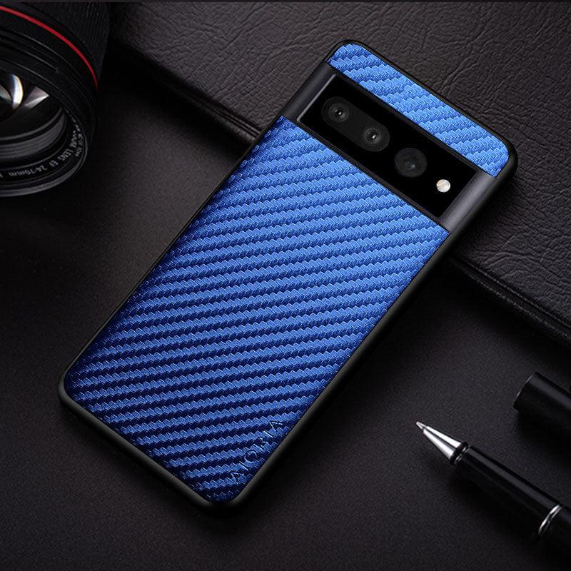 Luxury Carbon Fiber Woven Pattern Phone Case for Google Pixel - Mobile Gadget HQ
