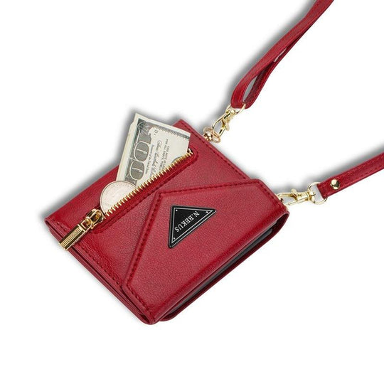 Card Holder Foldable Screen Phone Case For Samsung Z Flip Phone Case - Mobile Gadget HQ