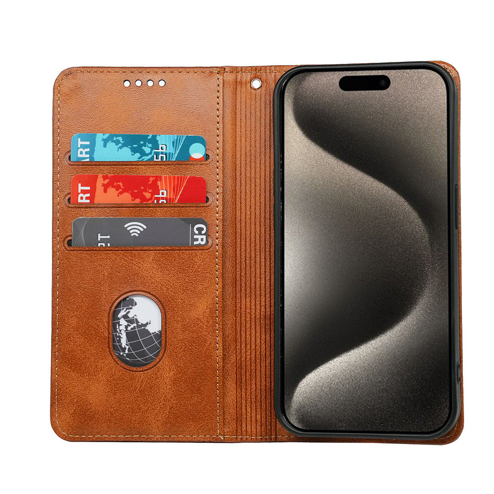 Google Pixel Leather Flip Wallet Case