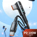 90 Degree 100W Fast-Charging Type-C Data & Charging Cable