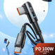 90 Degree 100W Fast-Charging Type-C Data & Charging Cable