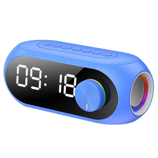 Wireless Bluetooth Speaker With Clock Alarm RGB Lights - Mobile Gadget HQ