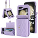 Crossbody Leather Case for Z Flip Phone Protective Case - Mobile Gadget HQ