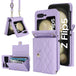 Crossbody Leather Case for Z Flip Phone Protective Case - Mobile Gadget HQ