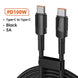 Data Cable PD100W Quick Charge Cable USB Charging Cable - Mobile Gadget HQ