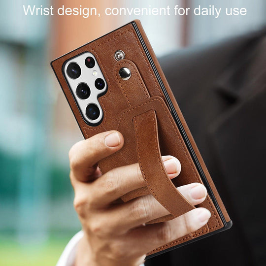 Luxury Mobile Phone Skin Protective Leather Case For Samsung - Mobile Gadget HQ