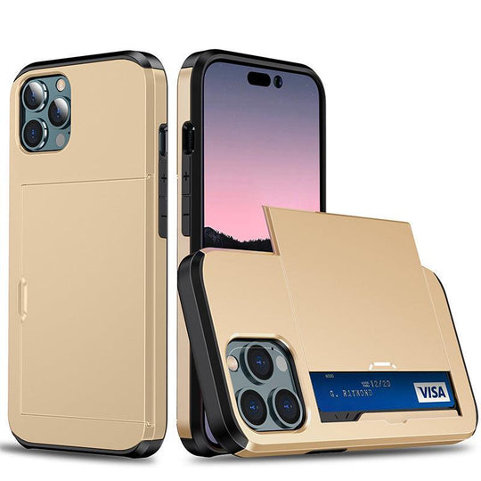 iPhone Case Wallet with Credit Card Slot Holder For iPhone 12 13 14 - Mobile Gadget HQ