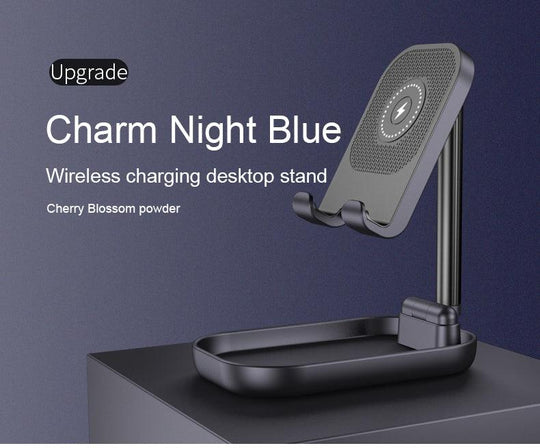 Wireless Charger Folding Portable Desktop Wireless Charging Stand - Mobile Gadget HQ