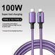 Dual USB-C fast charging cable for iPhone