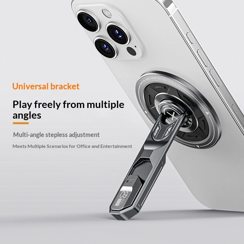 portable metal foldable phone stand for desk.