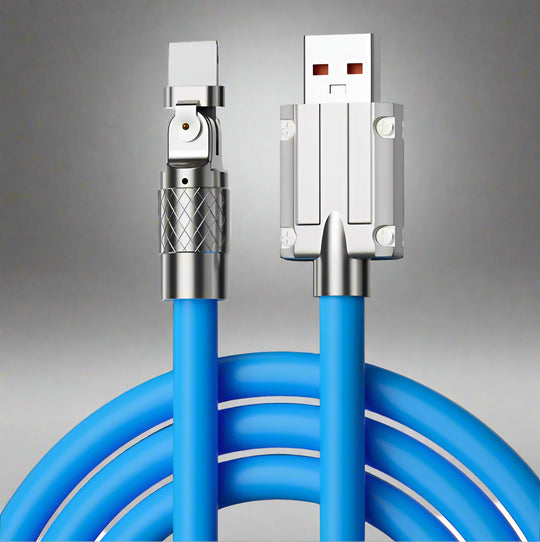Mobile Phone Fast Charge Charging Rotating Elbow Data Cable(2 Pack) - Mobile Gadget HQ