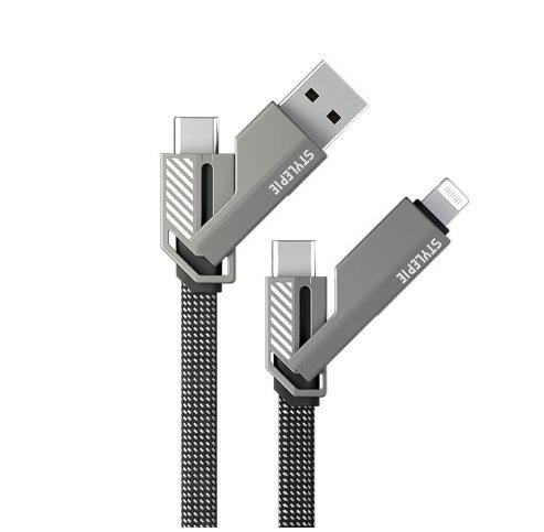 Four-in-one Fast Charge Data Cable For Samsung iPhone Google - Mobile Gadget HQ