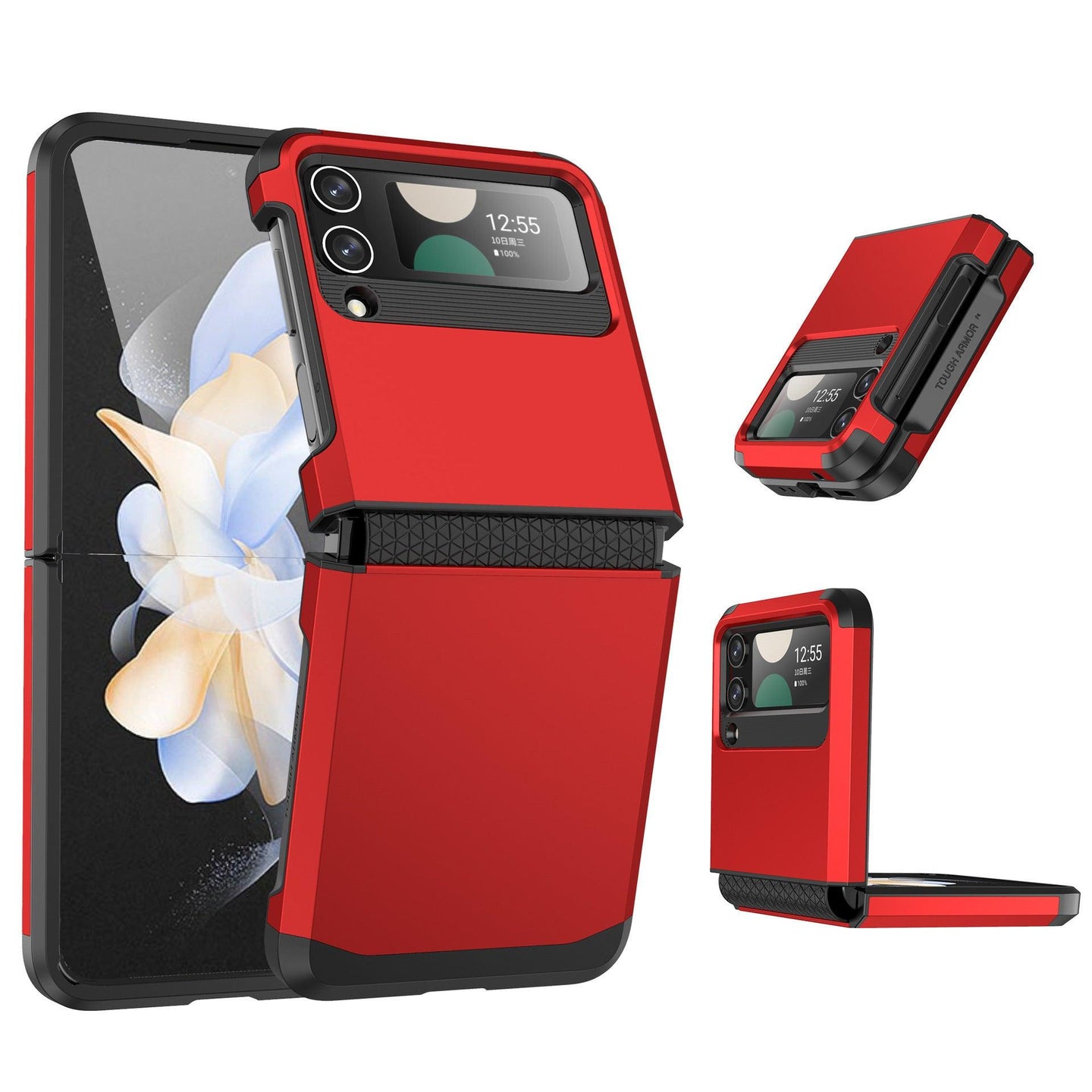 Z flip 5 case With Hinge Protection For Samsung Z Flip Phone Case - Mobile Gadget HQ