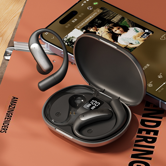 Wireless Bluetooth Ear-Hook Headset