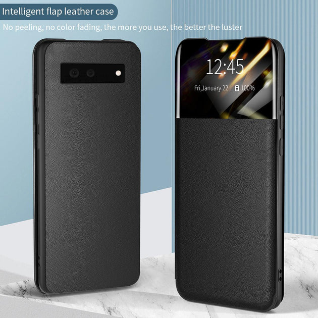 Flip Protective Leather Phone Case for Pixel 6 7 - Mobile Gadget HQ